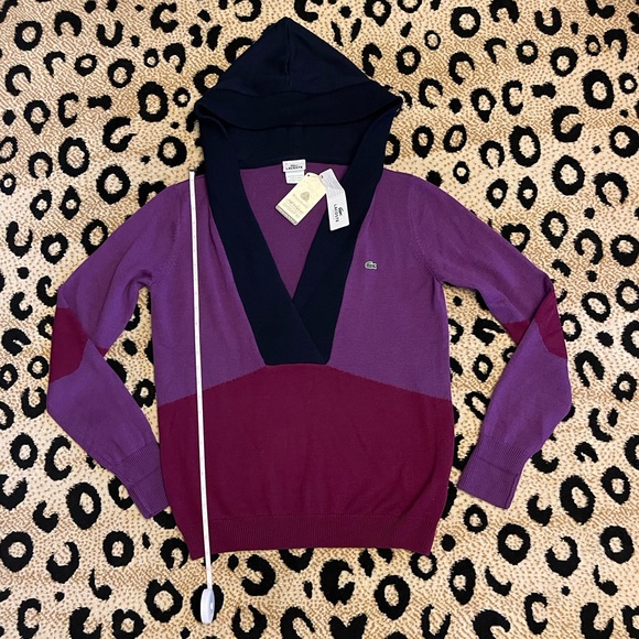 Colourful Lacoste Sweater Hoodie - Picture 9 of 13